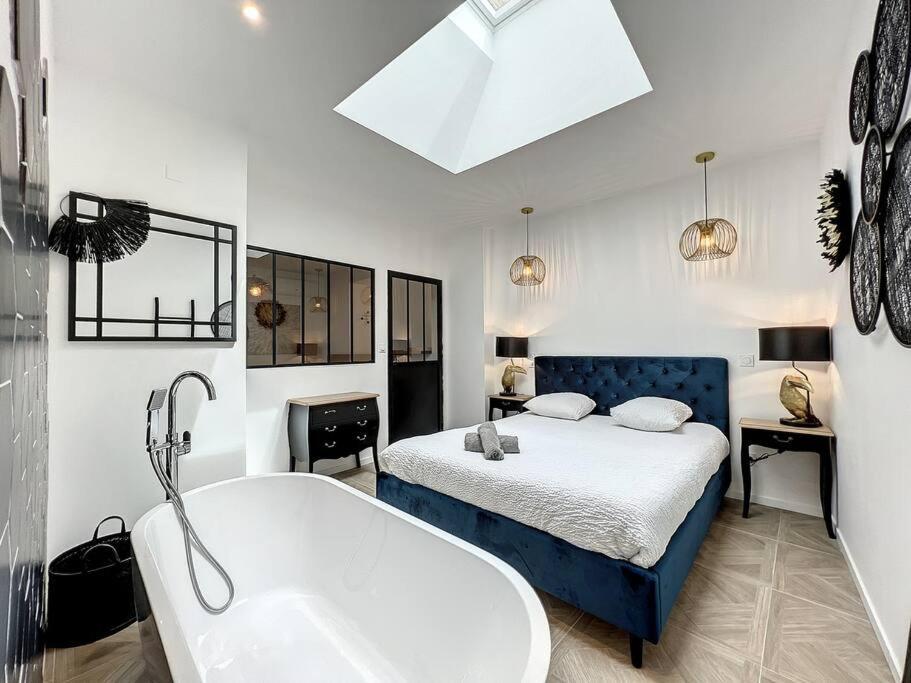 Ferienwohnung Loft Raffine Et Chic Au Calme Proche Du Centre De Beziers Et Des Plages Boujan-sur-Libron Exterior foto