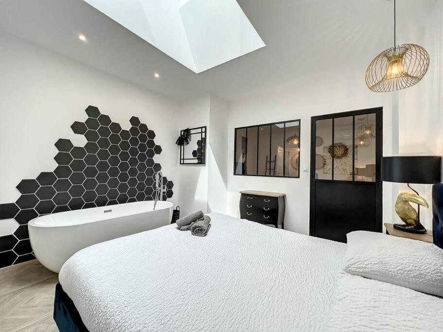 Ferienwohnung Loft Raffine Et Chic Au Calme Proche Du Centre De Beziers Et Des Plages Boujan-sur-Libron Exterior foto